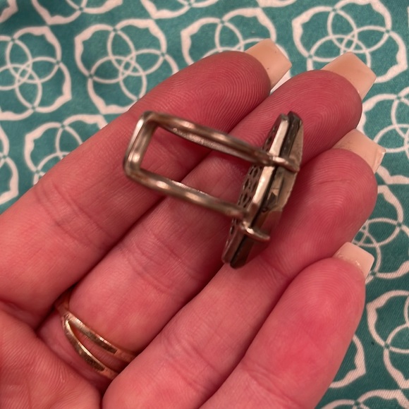 Kendra Scott Double Band Platinum Drusy - Picture 4 of 4